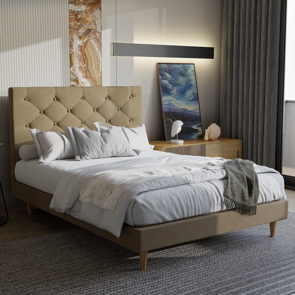 Bernardine Fabric Divan Bed Frame (Pet Friendly)