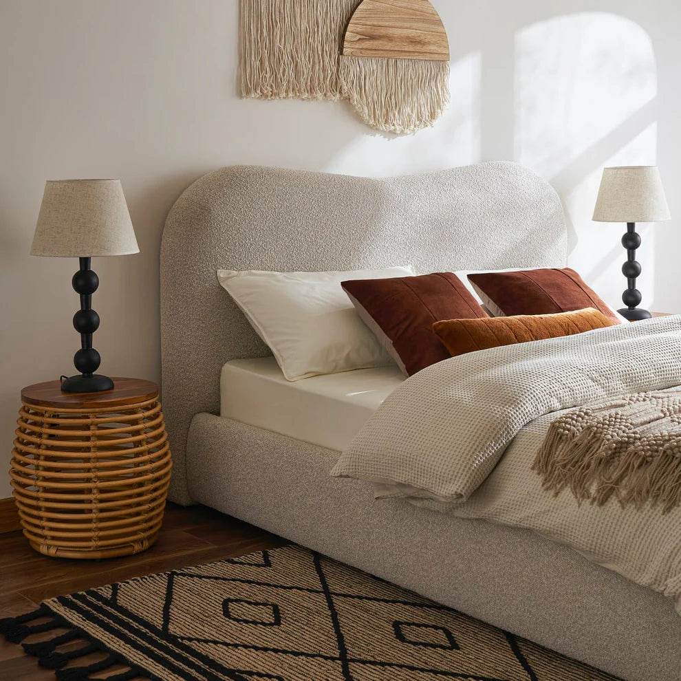 Bondi Boucle Fabric Storage Bed by Esteller