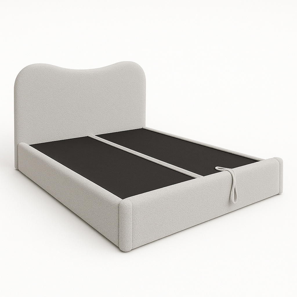 Bondi Boucle Fabric Storage Bed by Esteller