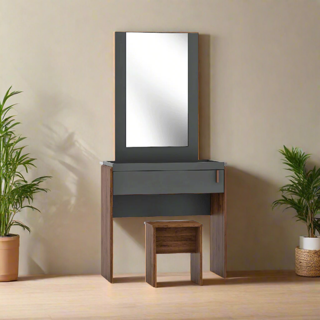 Britton Dressing Table with Stool (80cm)