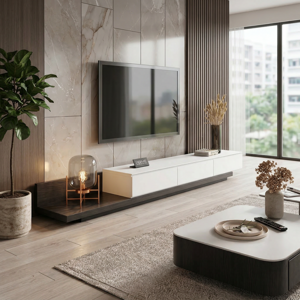 Aerova Extendable Sintered Stone TV Console