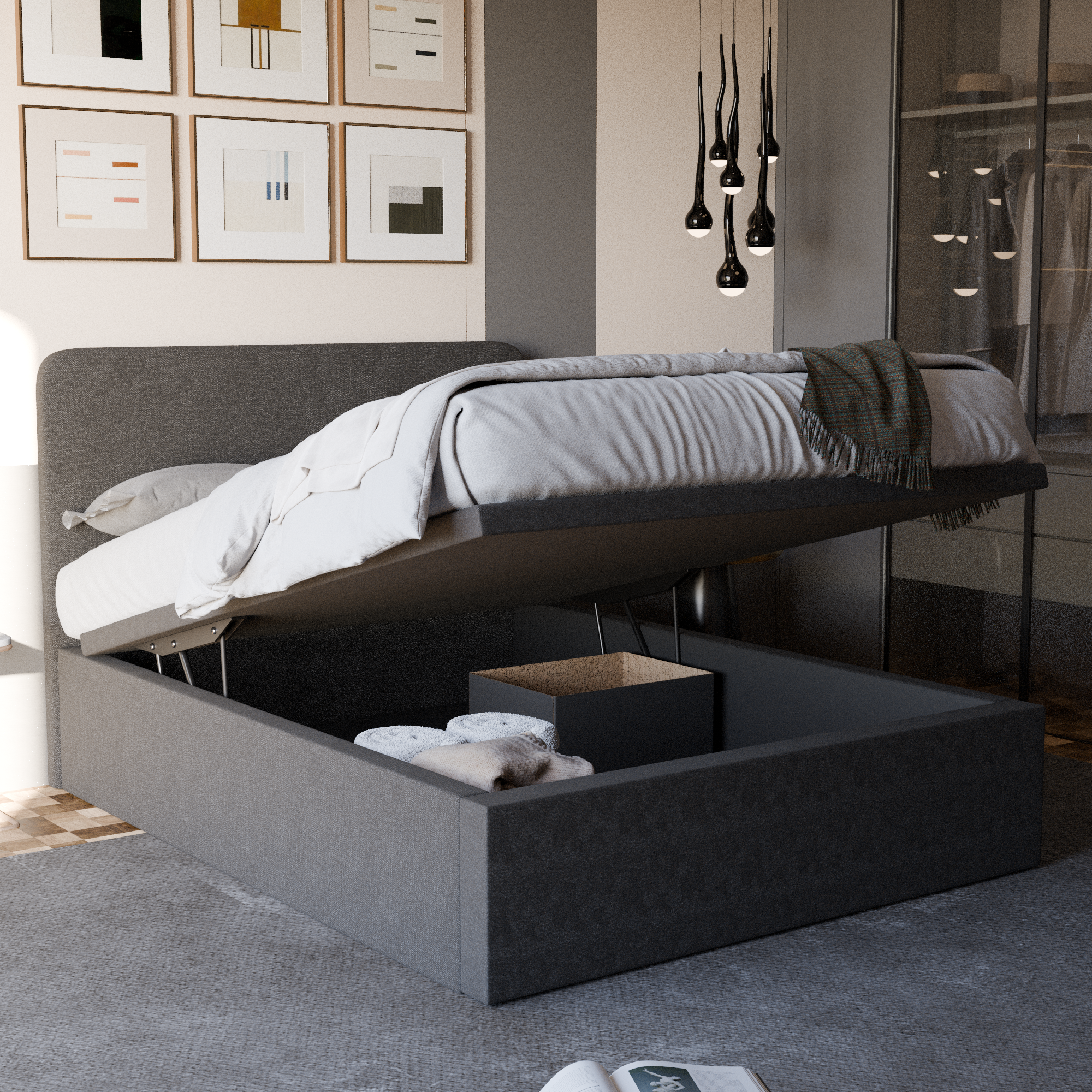 Campo Fabric Storage Bed (Water Repellent)