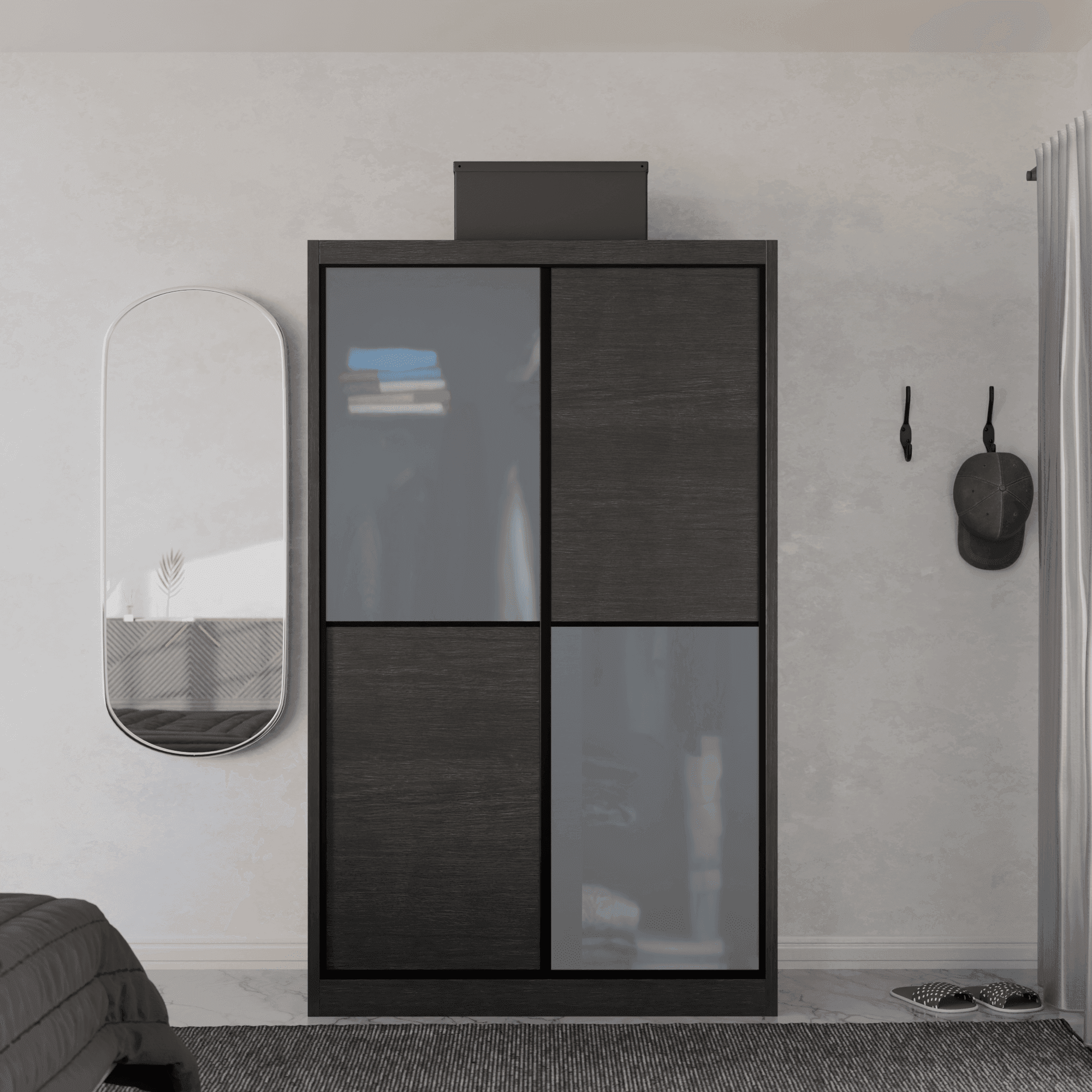 Caroline Modular Wardrobe (Frosted Glass)