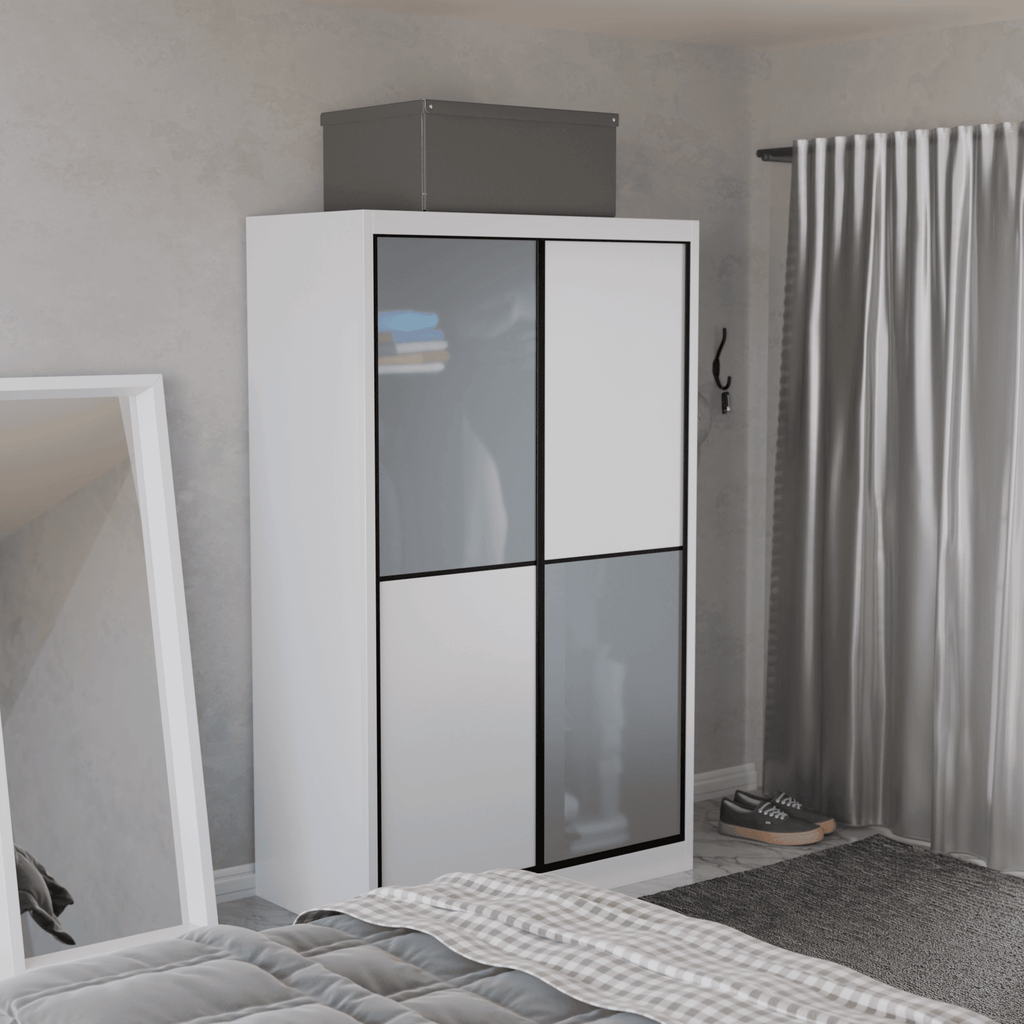Caroline Modular Wardrobe (Frosted Glass)