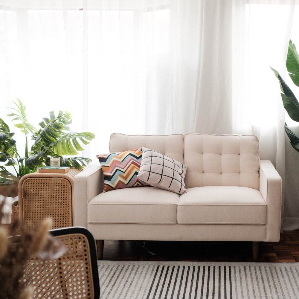 Cassie Belgium Fabric Sofa (Water Repellent)