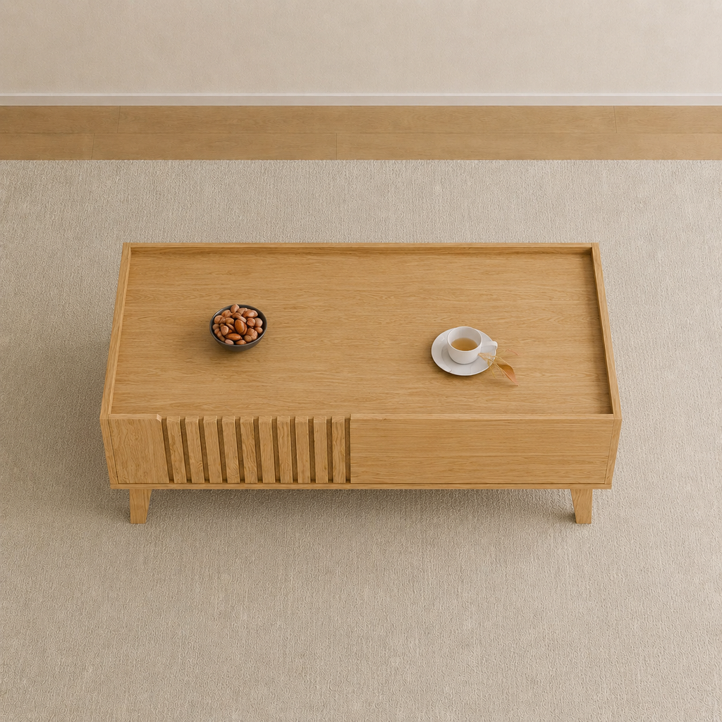 Benny Wooden Coffee Table (105cm)
