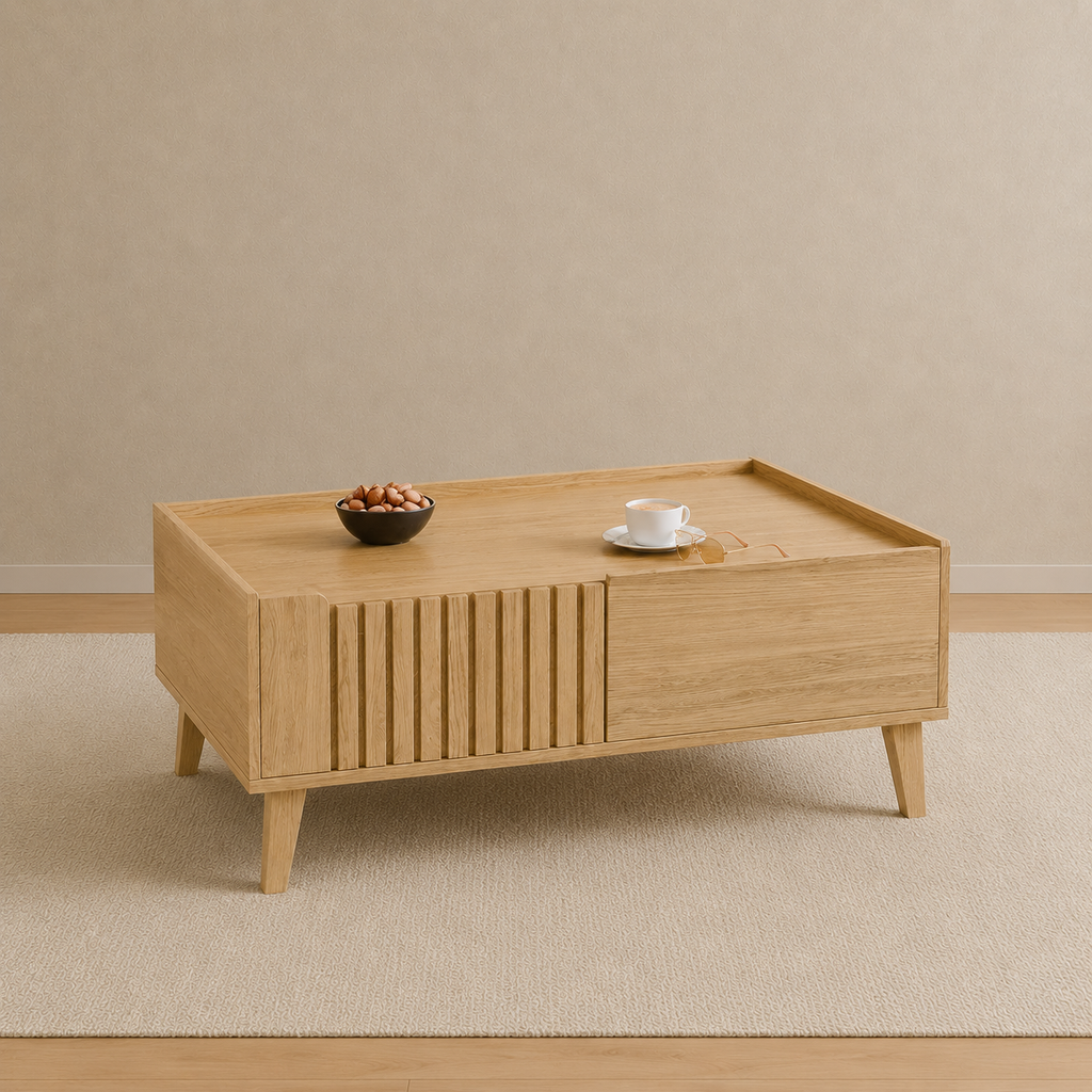 Benny Wooden Coffee Table (105cm)