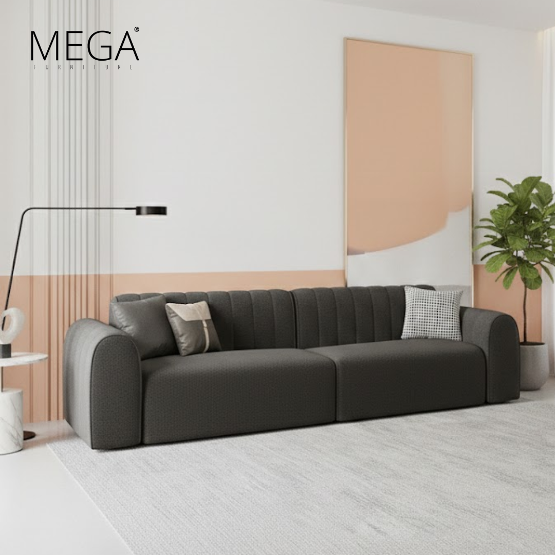 Clayden Fabric 3- Seater Sofa