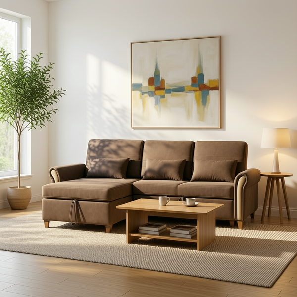 Corbin L Shape Sofa Bed