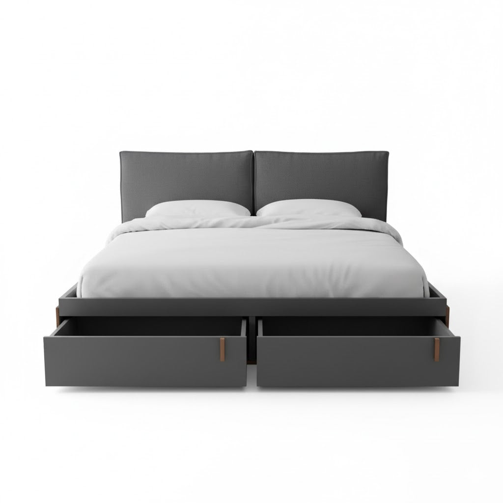 Britton Bed Frame with Drawers