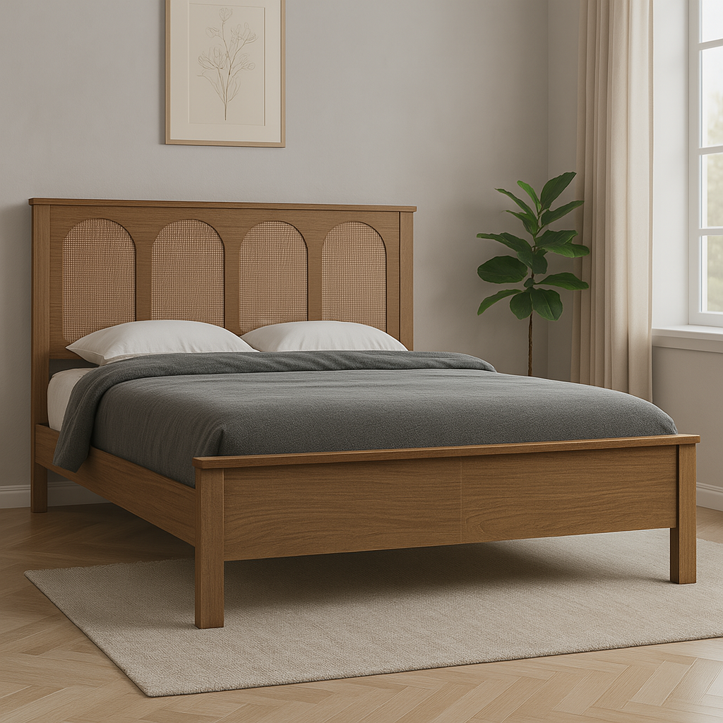 Zoya Rattan Bed (Queen)