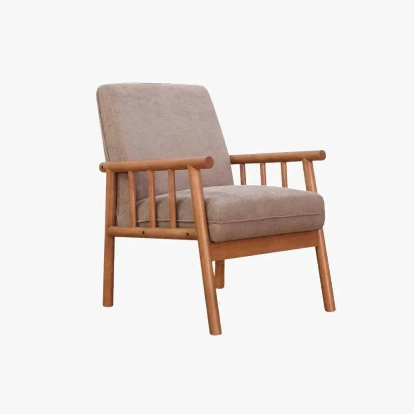Delora Fabric Wooden Sofa