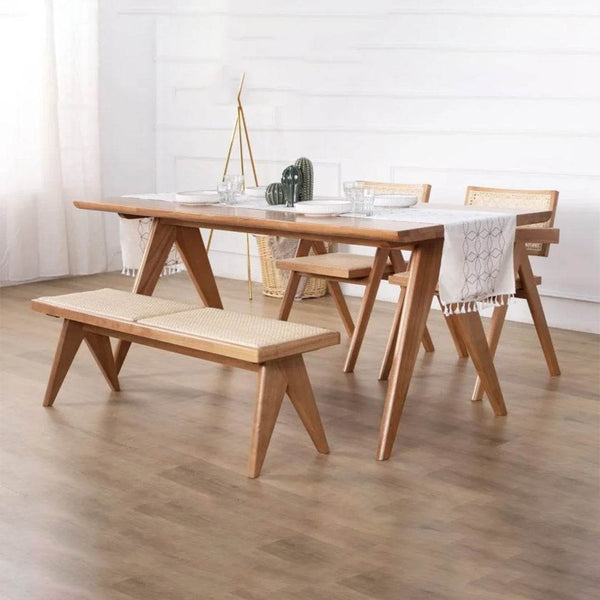 Delora Wooden Dining Table (180cm)