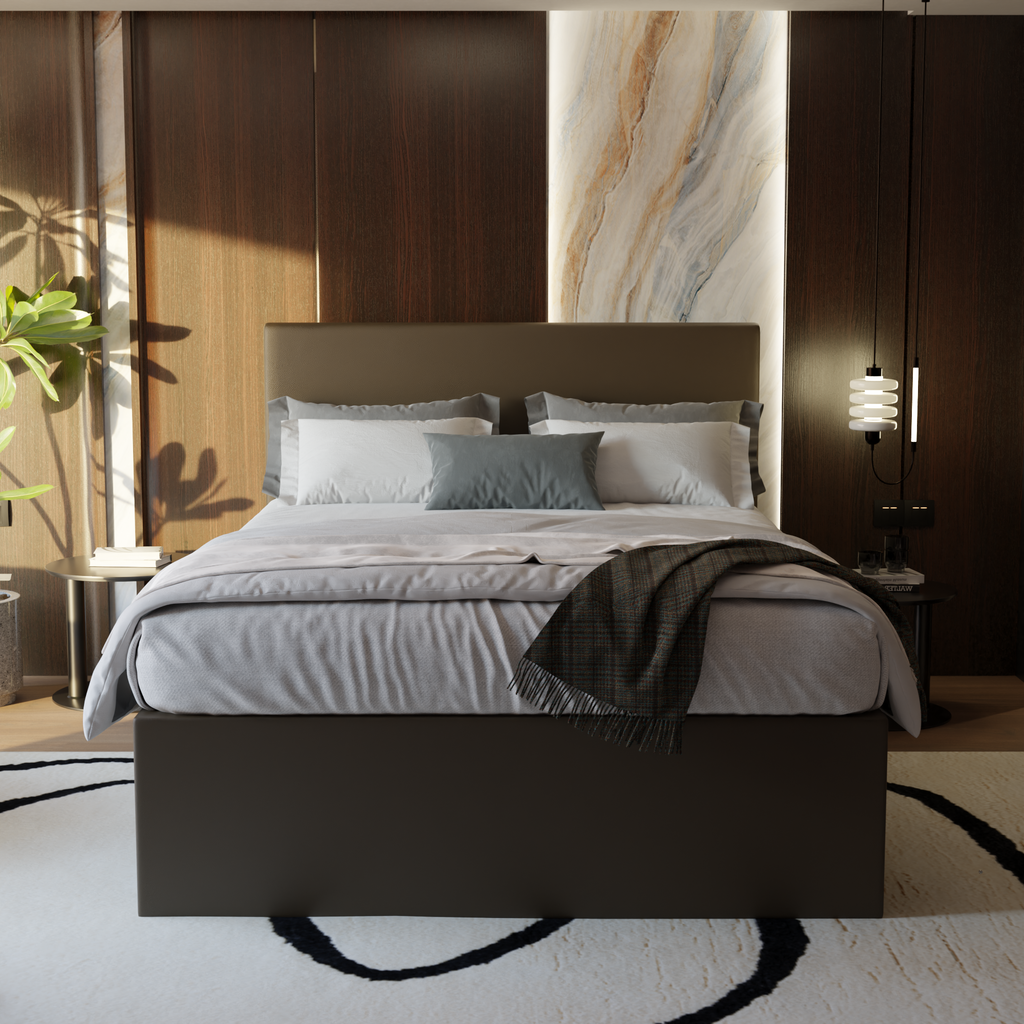 Devonne Faux Leather Drawer Bed Frame