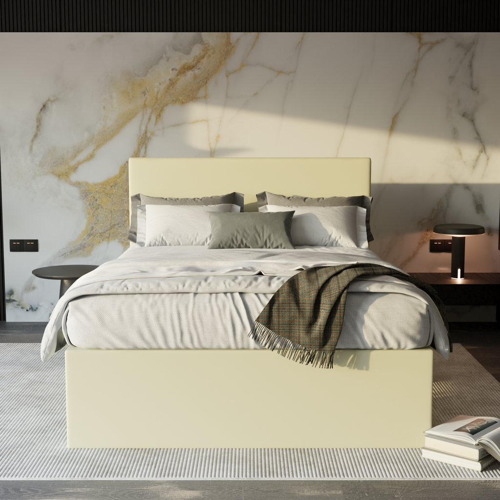 Devonne Faux Leather Drawer Bed Frame