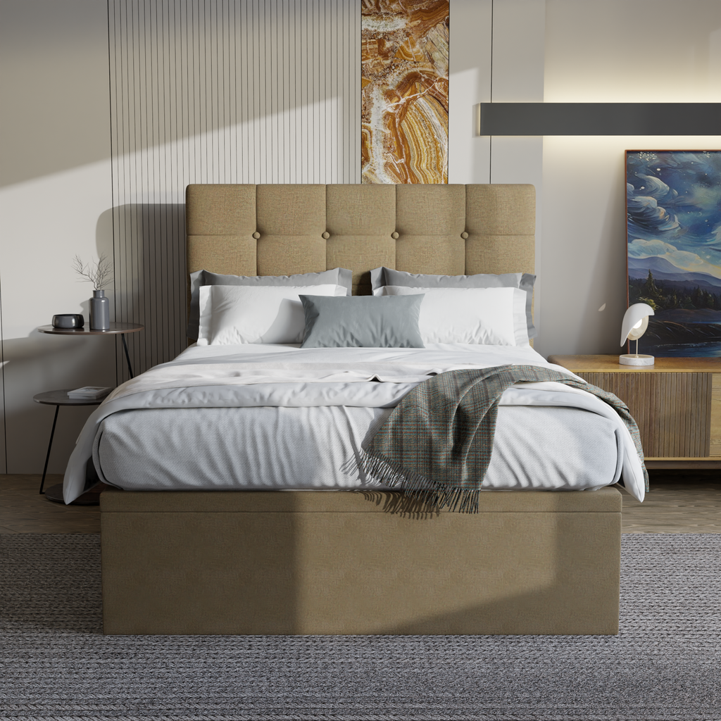 Ellie Fabric Storage Bed