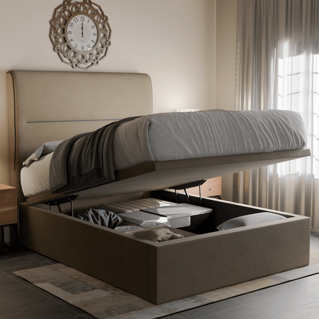 Emilia Fabric Storage Bed