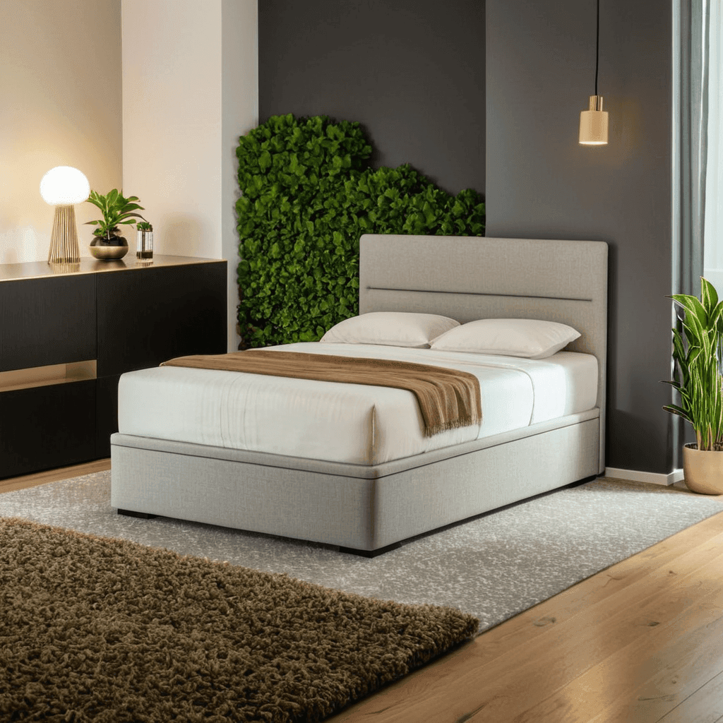 Emilia Fabric Storage Bed