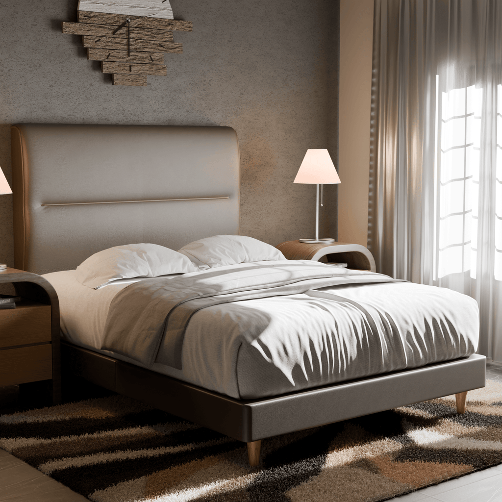 Emilia Faux Leather Bed Frame