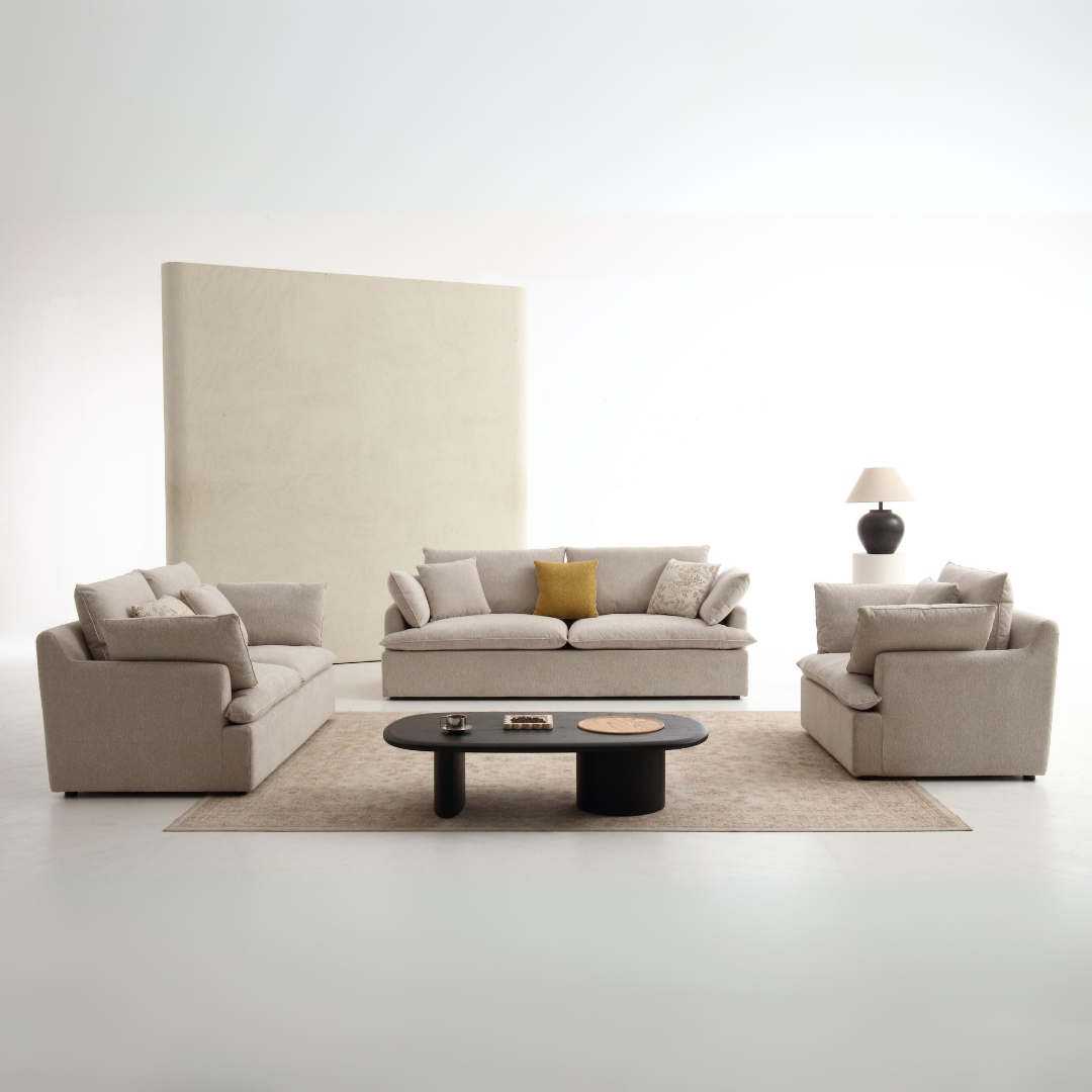 Fabrizio Fabric L-Shaped Sofa