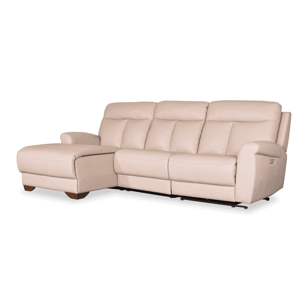 Finley L-Shaped Leather Recliner (Electric)