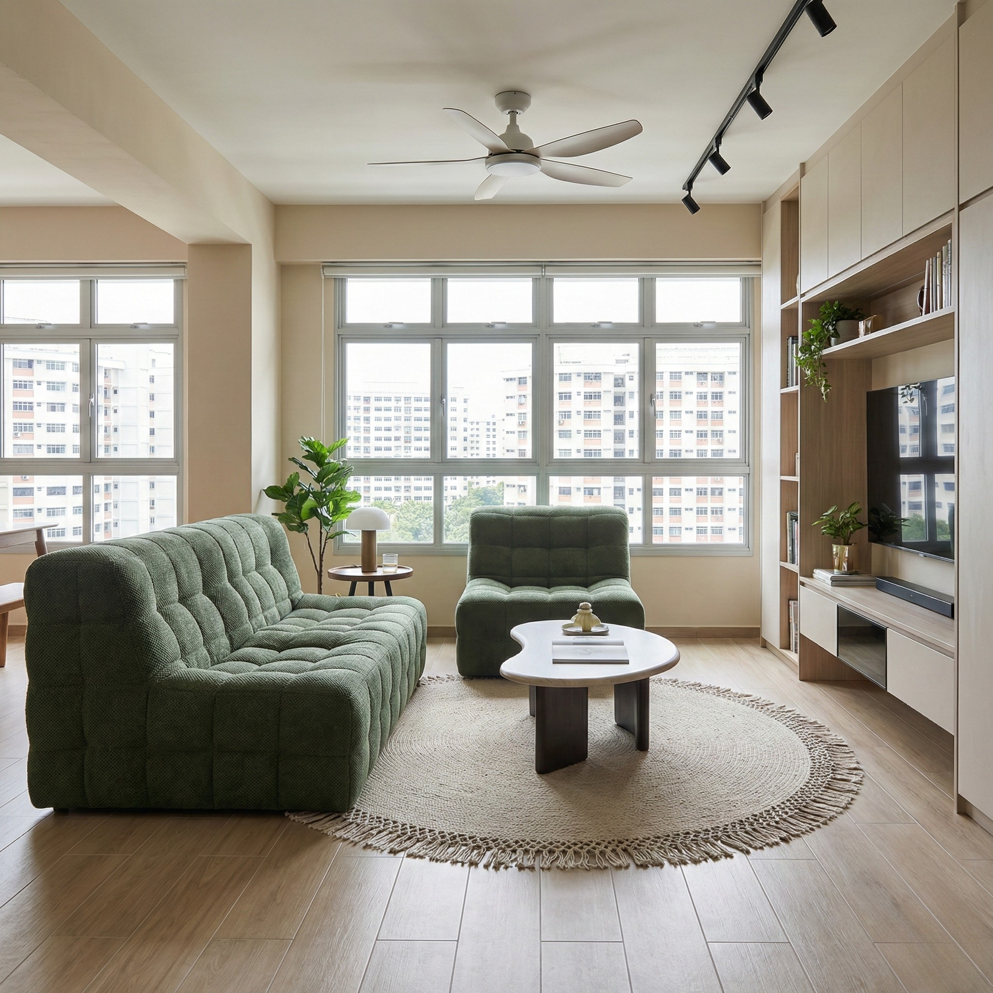 Floren Fabric Sofa