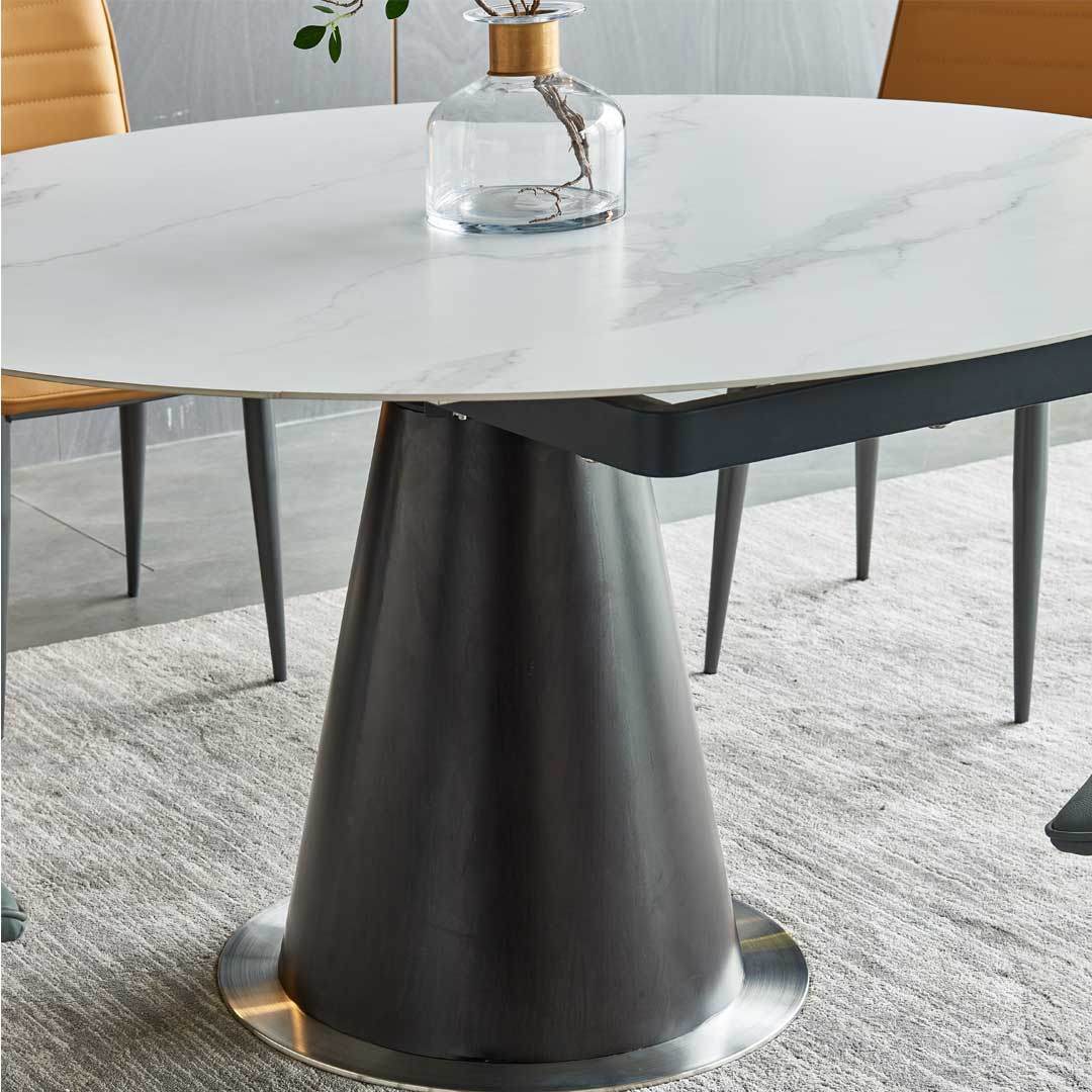 Frederica Sintered Stone Extendable Dining Table