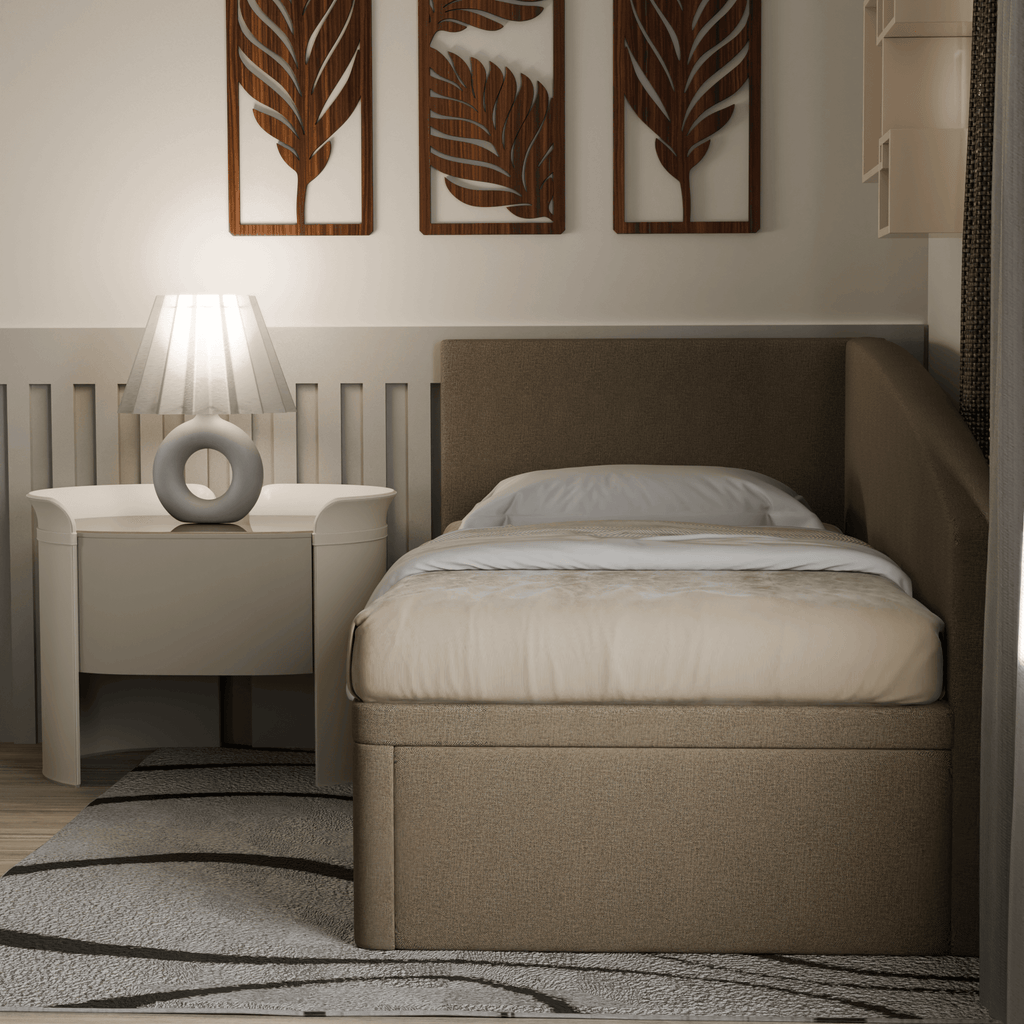 Gales Fabric Side Storage Daybed