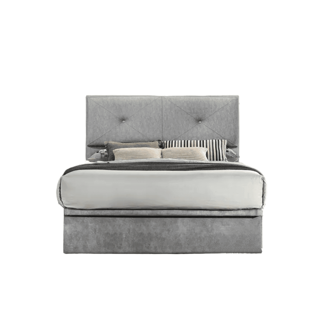 Geralle Fabric Storage Bed