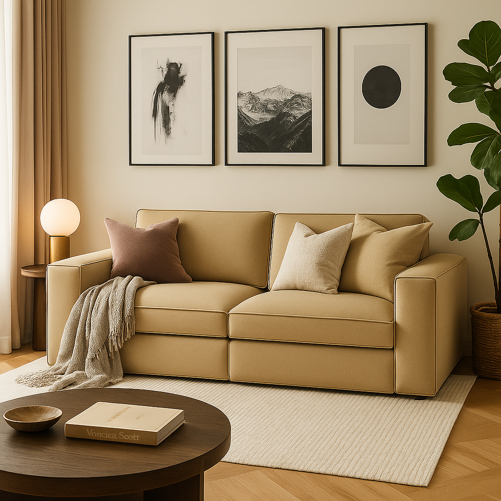 Giacomo Fabric 3 Seater Sofa (Pet Friendly)