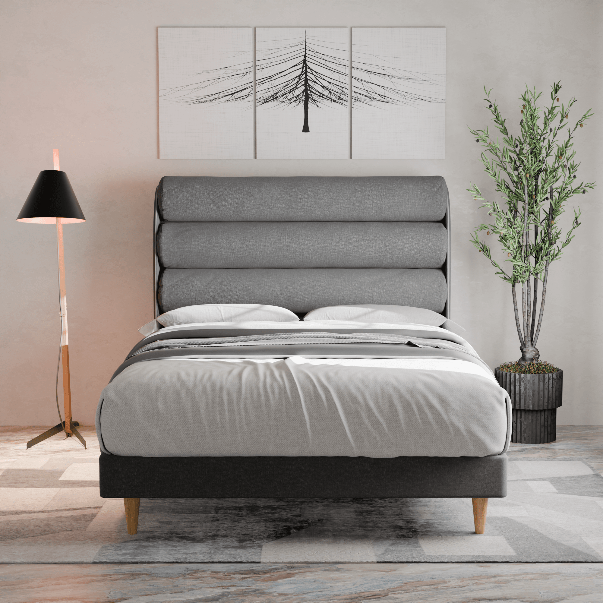 Gobbee Fabric Bed Frame (Water Repellent)