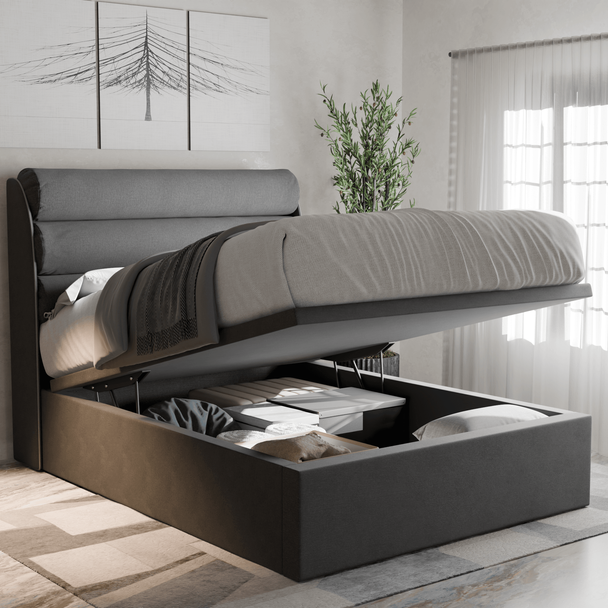 Gobbee Fabric Storage Bed (Water Repellent)
