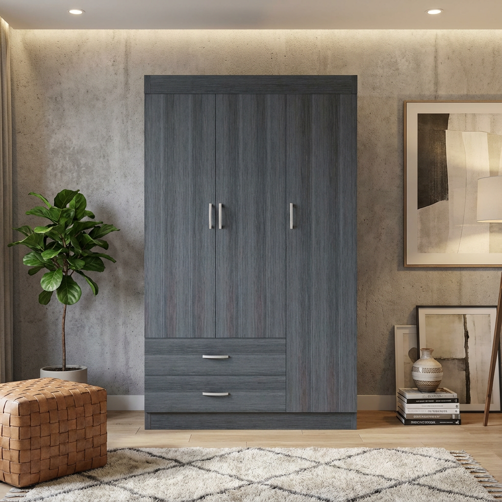 Quinton 3 Door Open Wardrobe