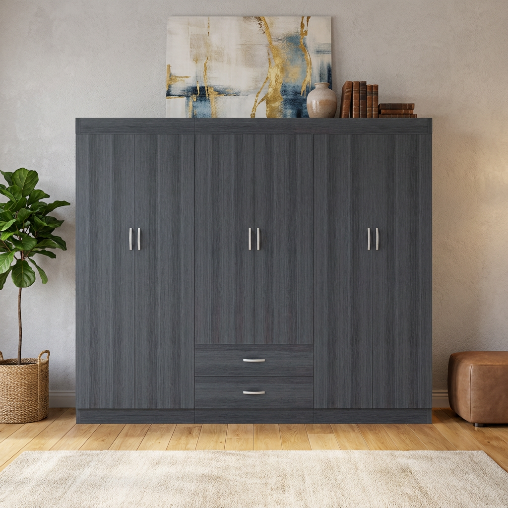 Quinton 6 Door Open Wardrobe