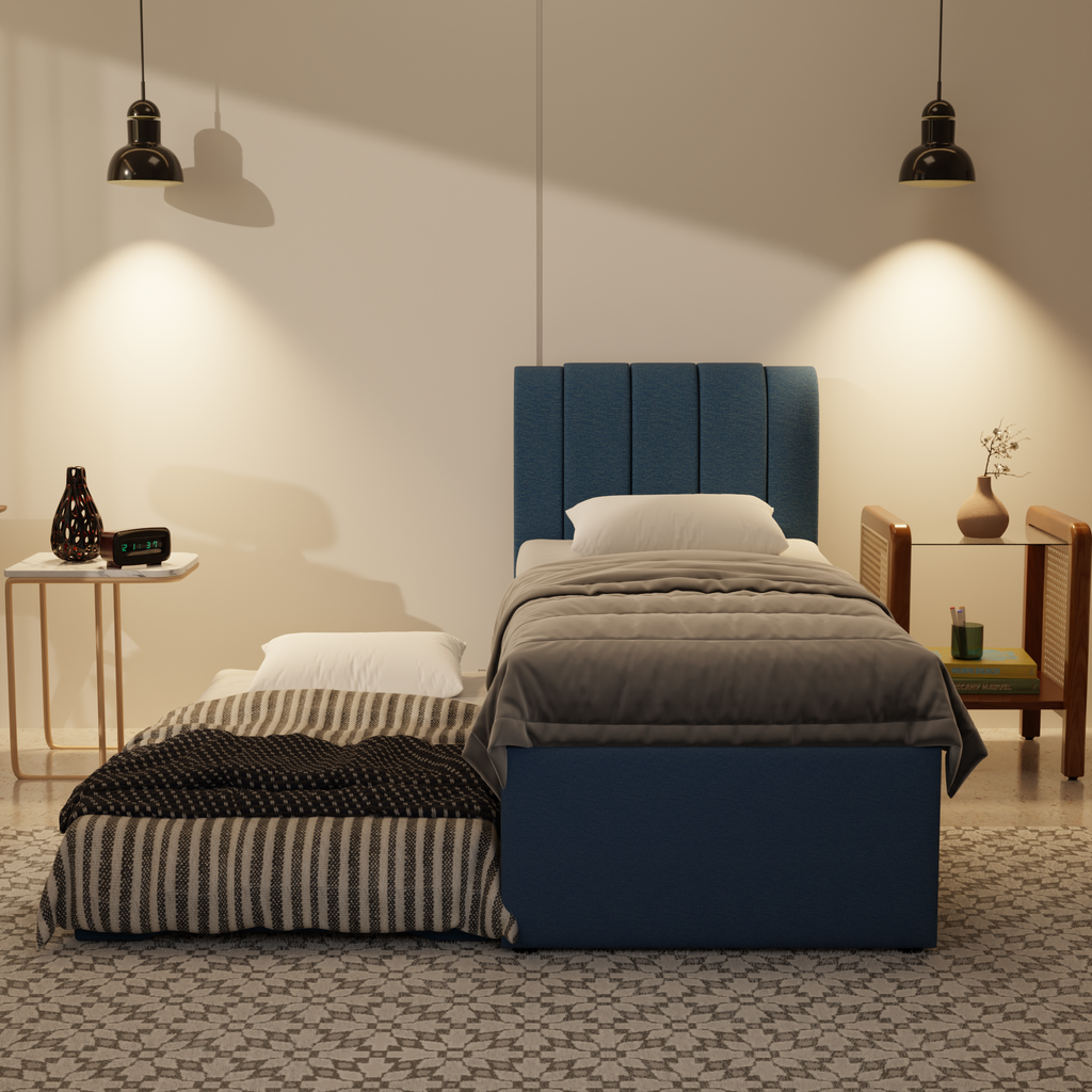 Gianne Fabric 3 in 1 Pull Out Bed