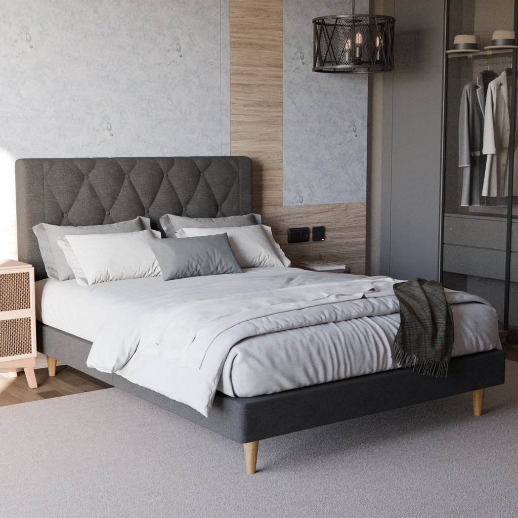 Hansen Fabric Bed Frame (Pet Friendly)