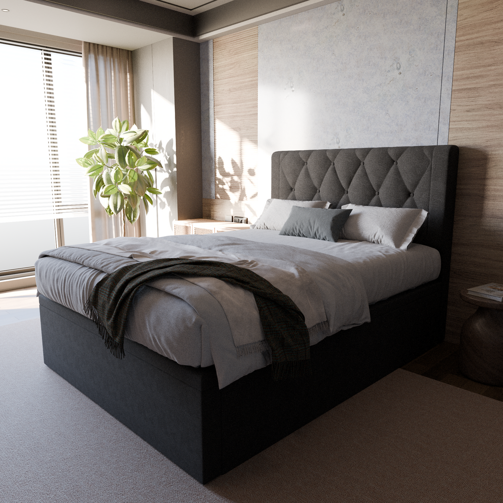 Hansen Fabric Storage Bed (Pet Friendly)