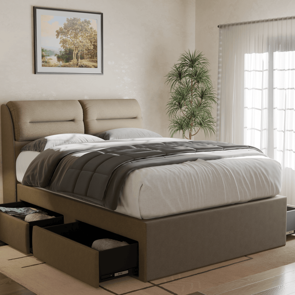Hanubee Fabric Drawer Bed (Water Repellent)