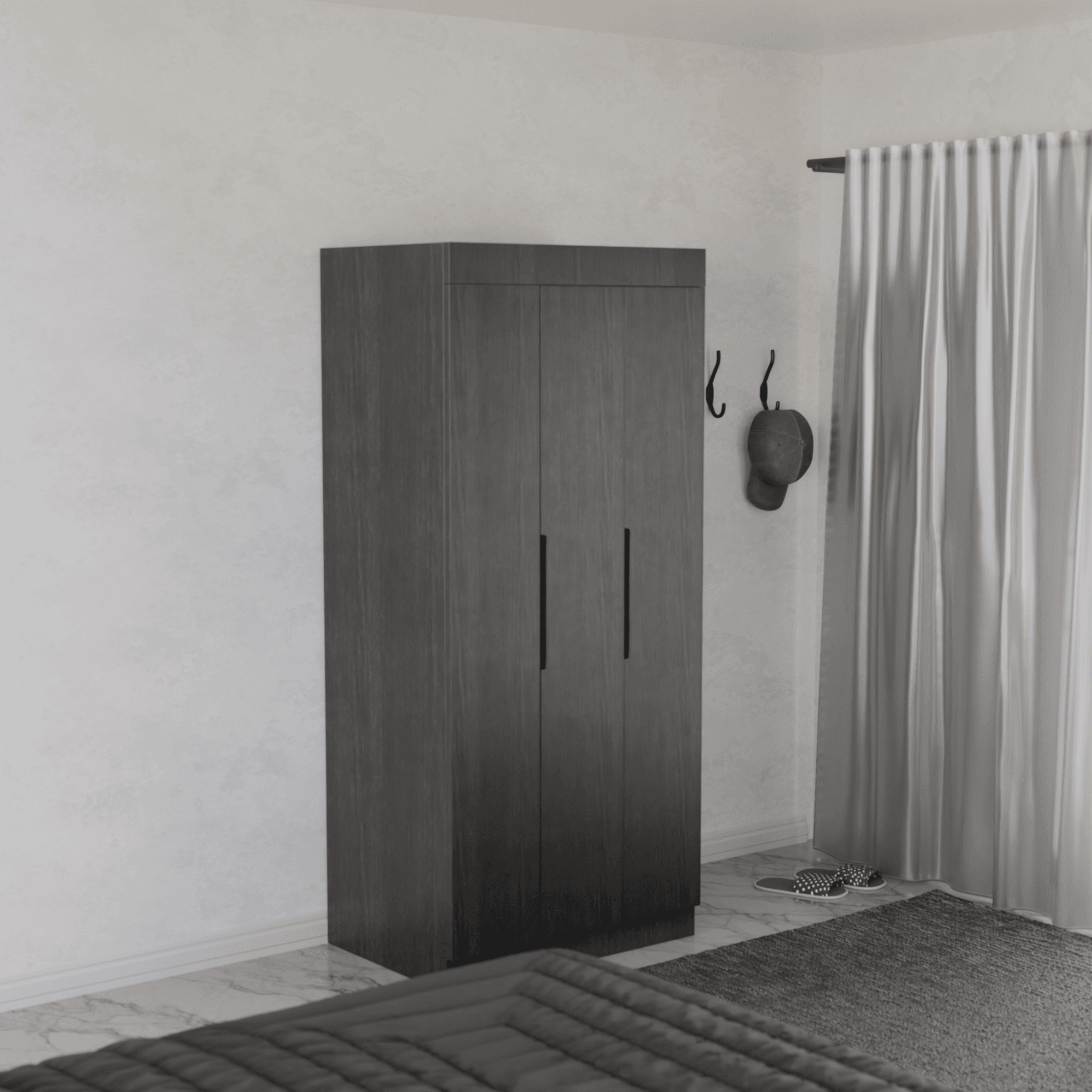 Harris 3 Door Open Wardrobe