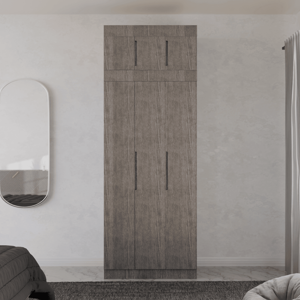 Harris 3 Door Open Wardrobe with Top
