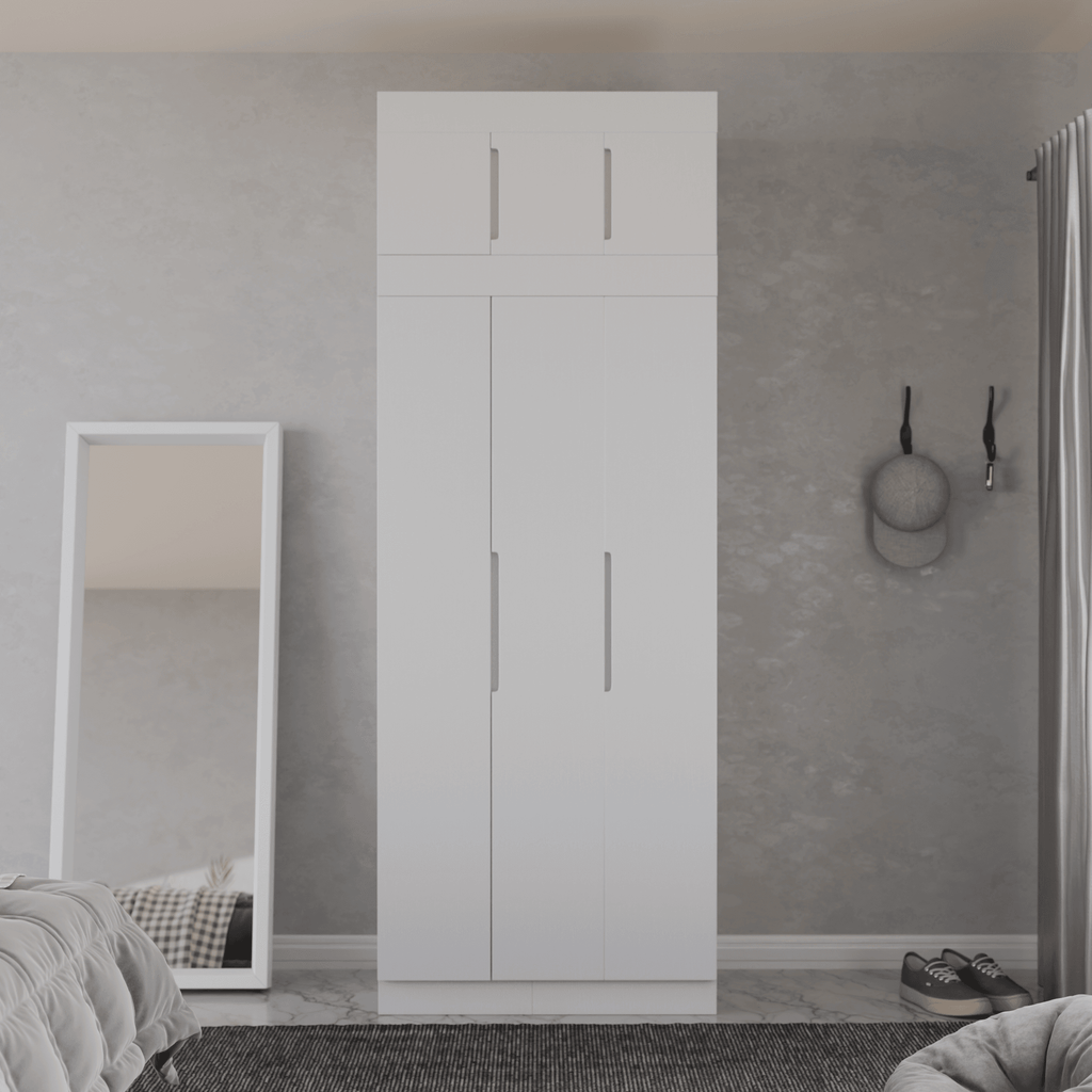 Harris 3 Door Open Wardrobe with Top