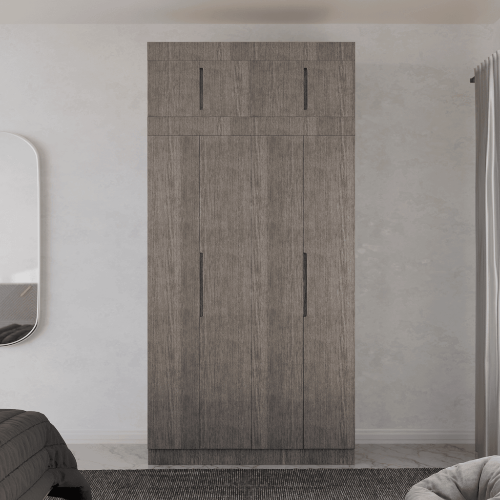 Harris 4 Door Open Wardrobe with Top