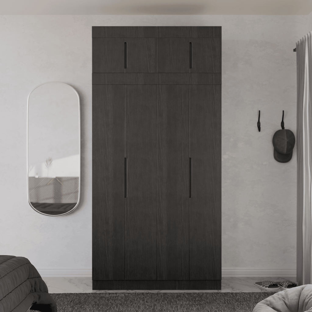 Harris 4 Door Open Wardrobe with Top