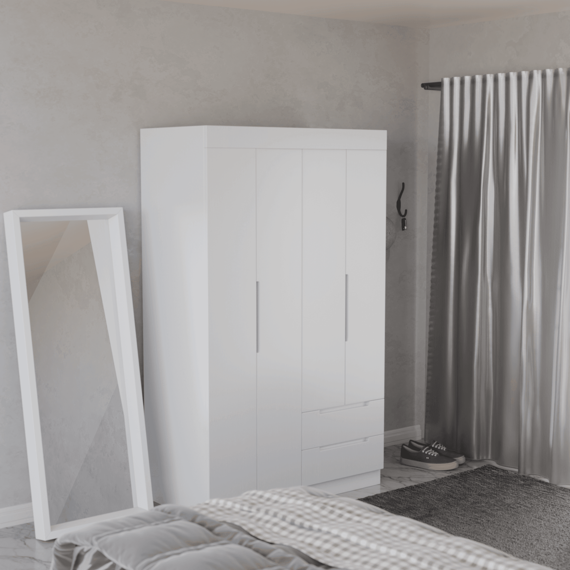 Harrison 4 Door Open Wardrobe