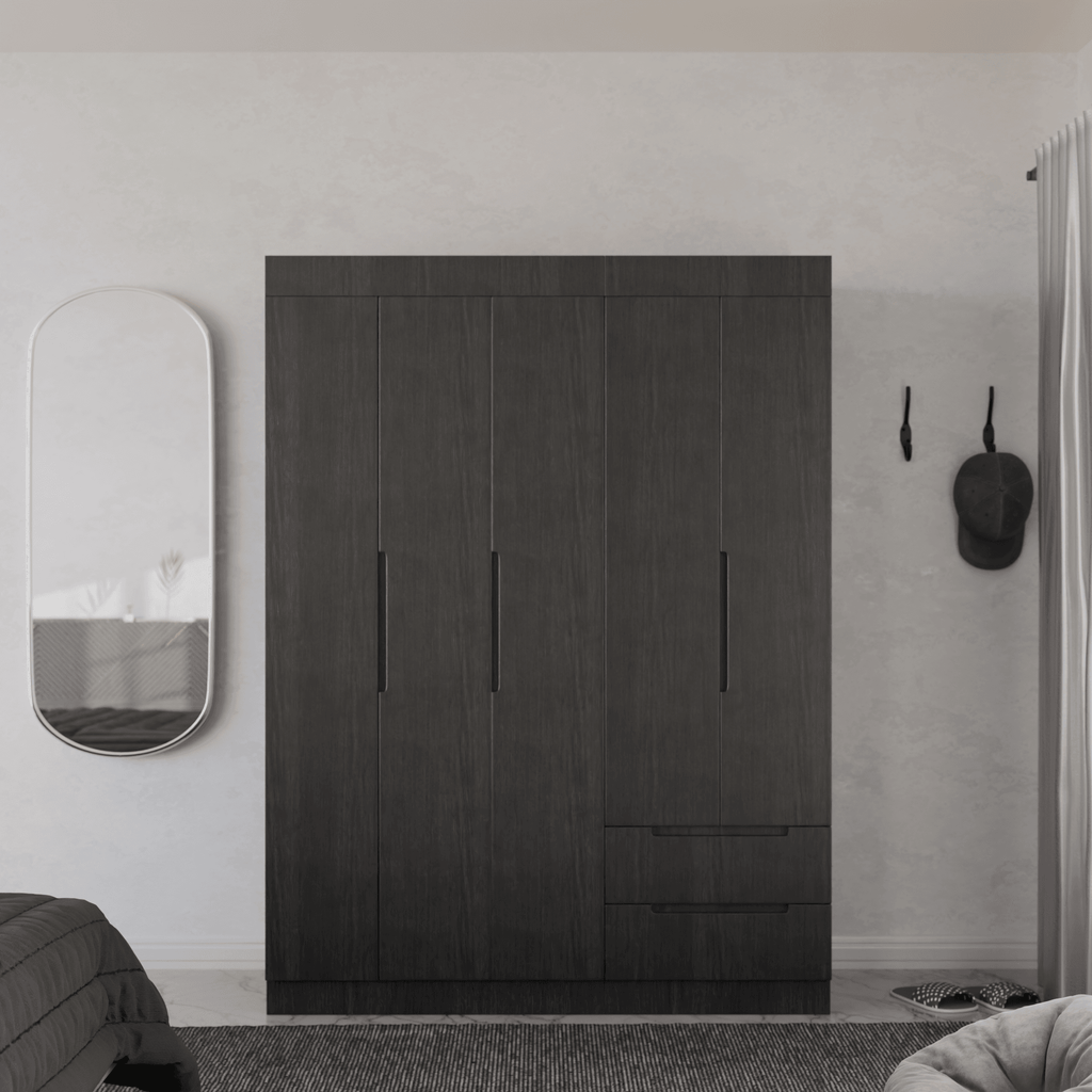 Harrison 5 Door Open Wardrobe