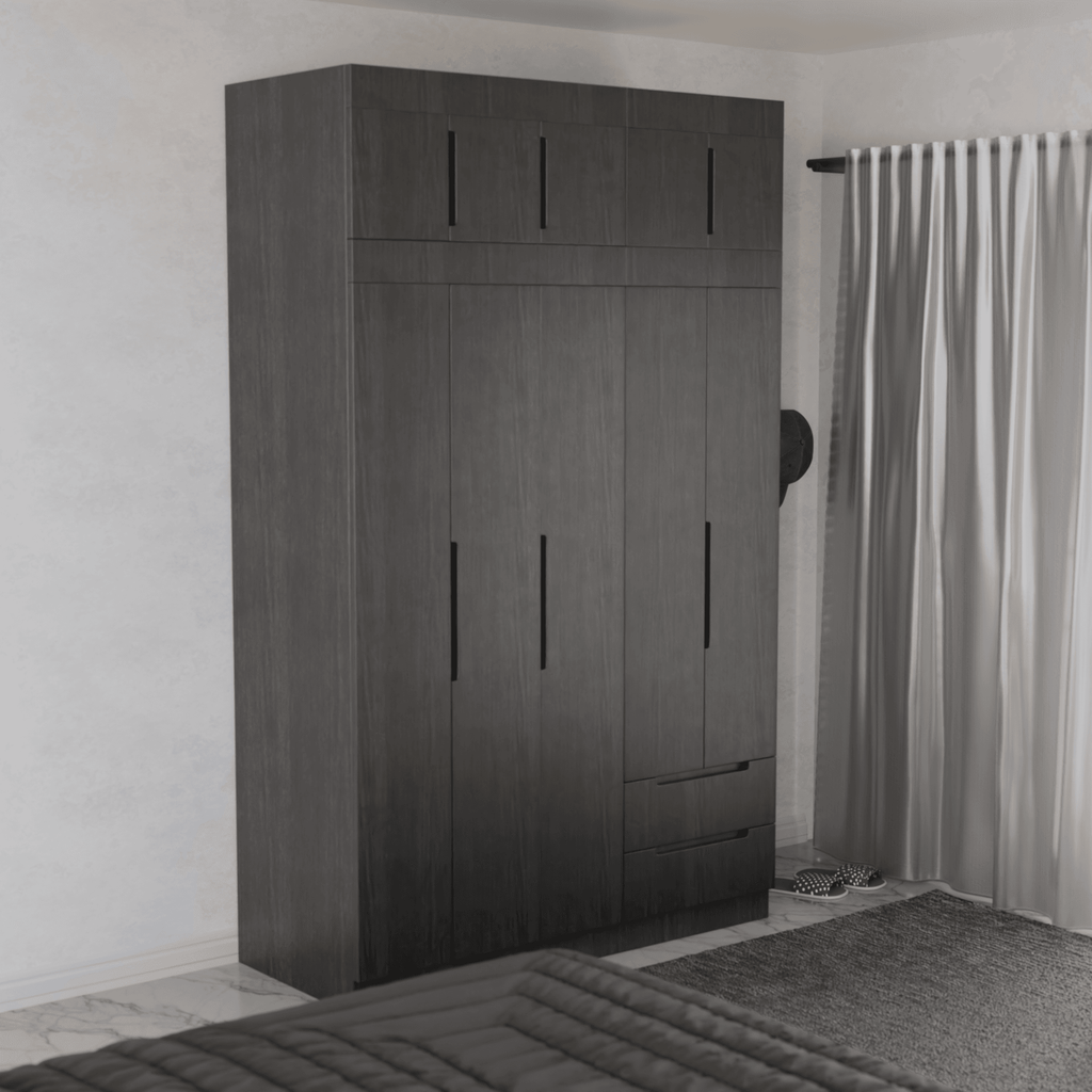 Harrison 5 Door Open Wardrobe with Top