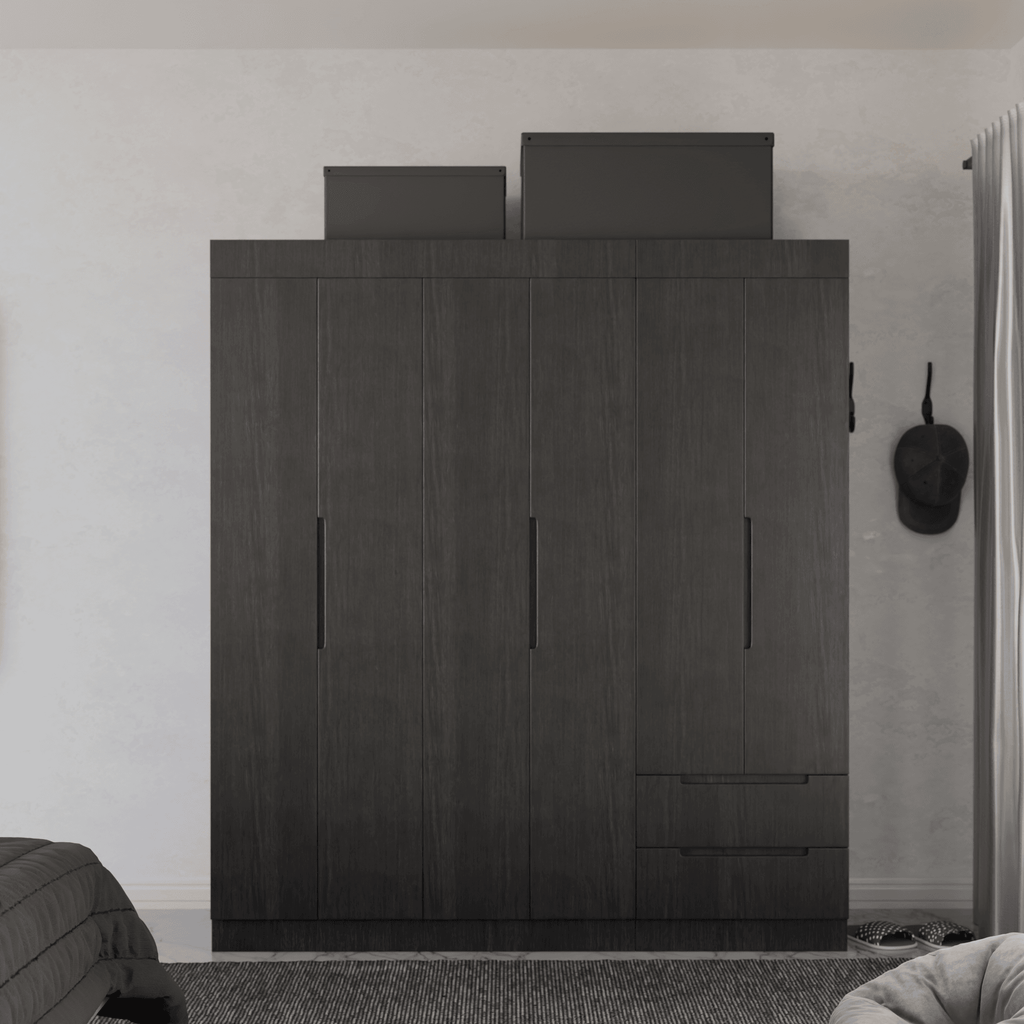 Harrison 6 Door Open Wardrobe