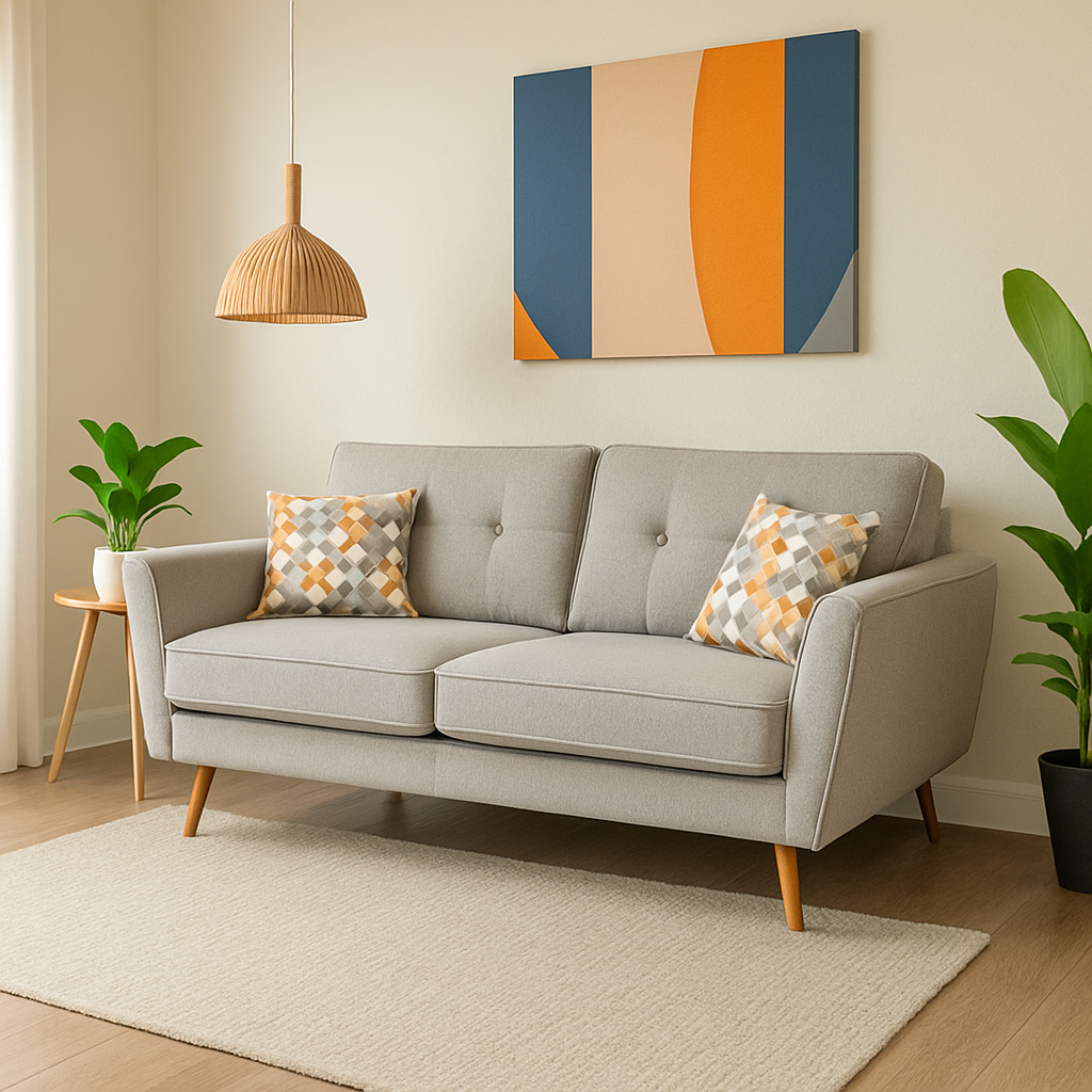 Heather Fabric Sofa (Pet Friendly)