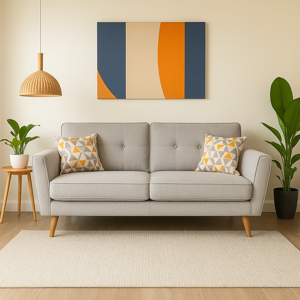 Heather Fabric Sofa (Pet Friendly)
