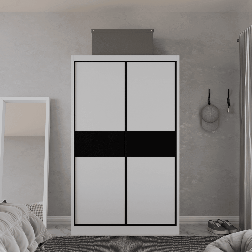 Helene Modular Wardrobe (Black Glass)